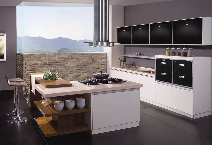 G Shaped Modular Kitchen